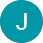 Teal circular icon featuring a large, white, sans-serif capital letter J in the center.